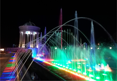 塔吉克斯坦音乐喷泉